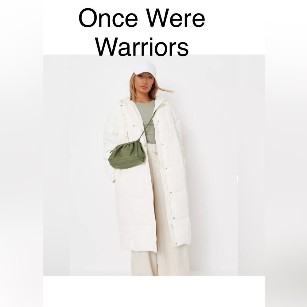 Once We Were Warriors authentic down coat NWT